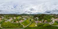 Luftpanorama - Oybin Kurpark